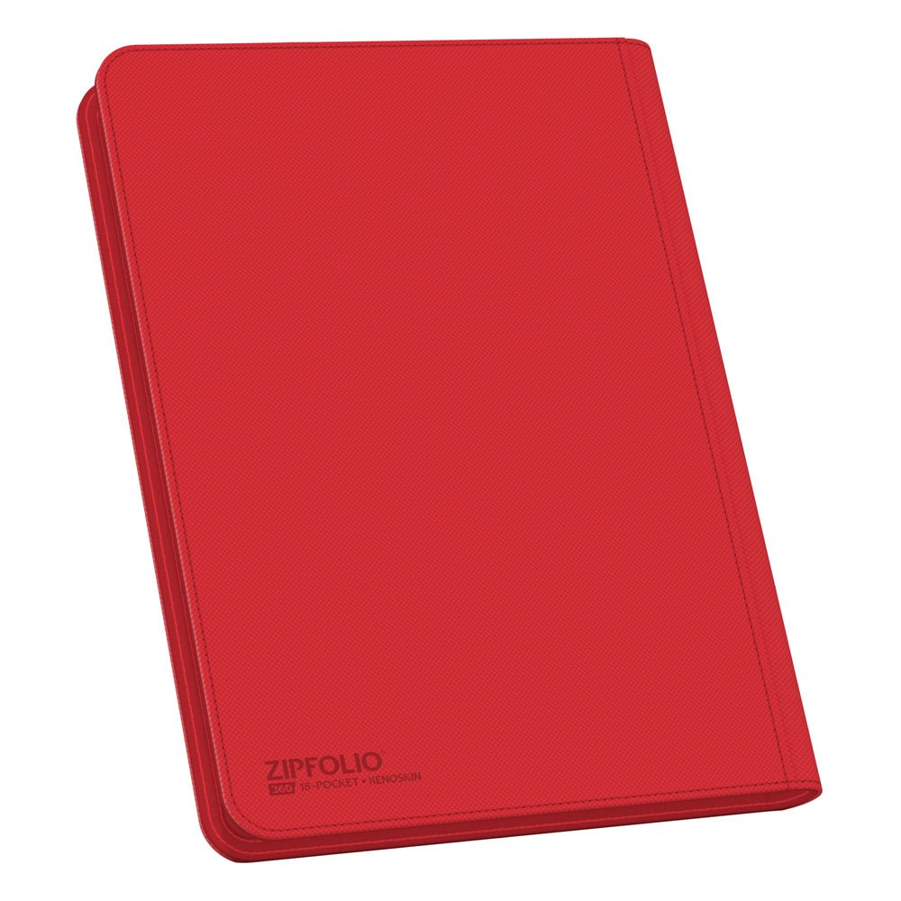 Ultimate Guard Zipfolio 360 18-Pocket Xenoskin - Red Ultimate Guard