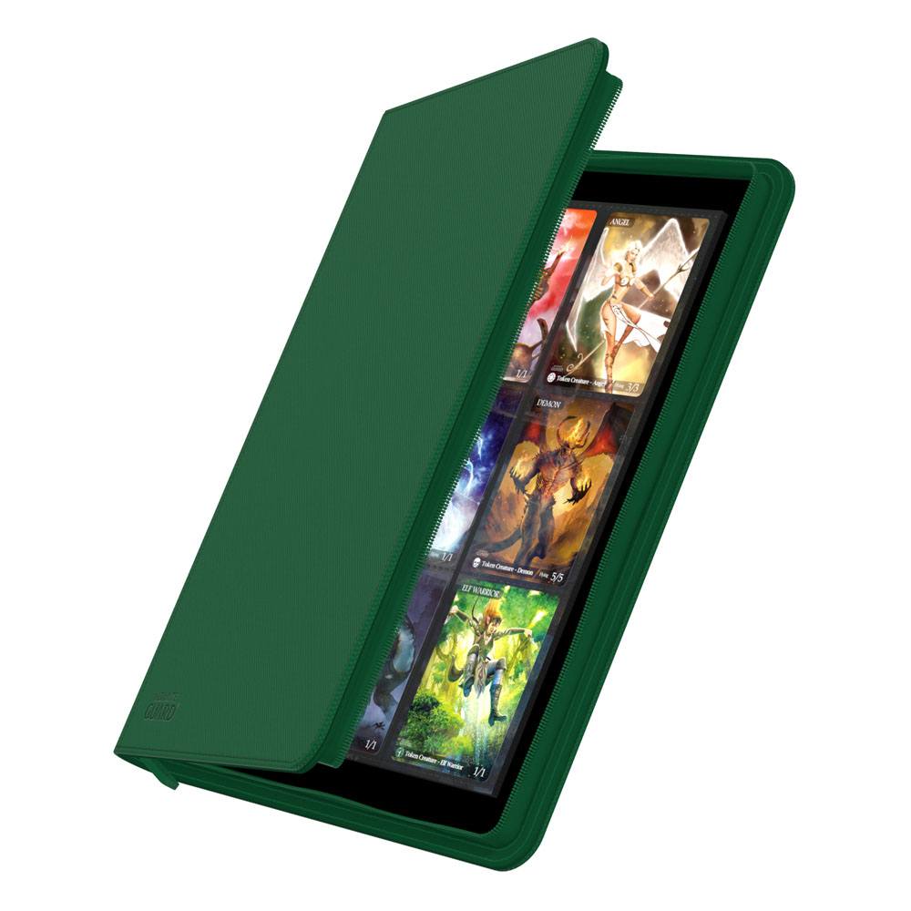 Ultimate Guard Zipfolio 360 18-Pocket Xenoskin - Green Ultimate Guard
