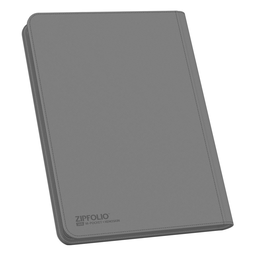 Ultimate Guard Zipfolio 360 18-Pocket Xenoskin - Grey Ultimate Guard