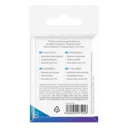 Ultimate Guard Board Game Sleeves (50) - Mini American Ultimate Guard