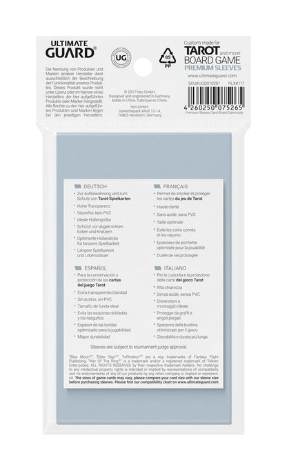 Ultimate Guard Board Game Sleeves (50) - Tarot Ultimate Guard