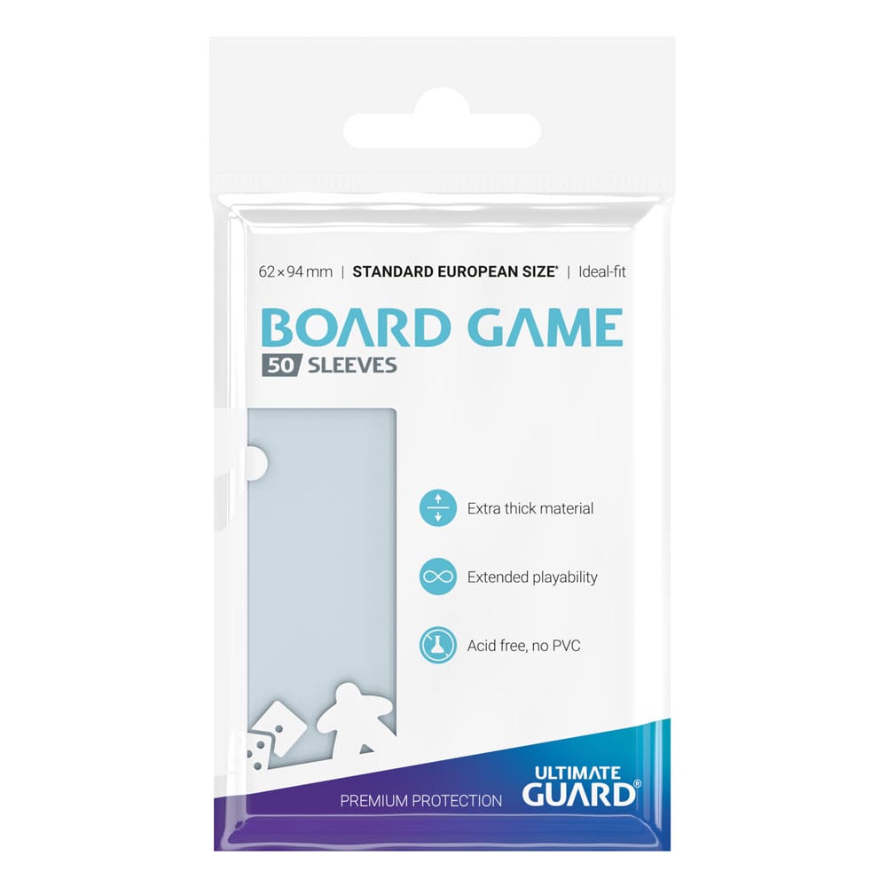 Ultimate Guard Board Game Sleeves (50) - Standard European Ultimate Guard