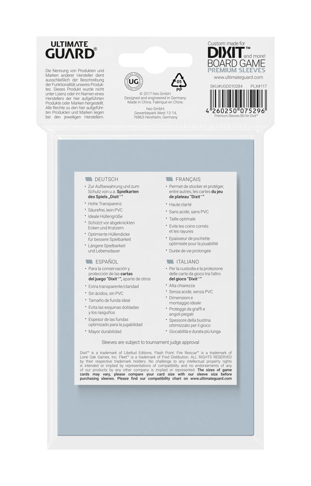 Ultimate Guard Board Game Sleeves (90) - Dixit™ and more Ultimate Guard