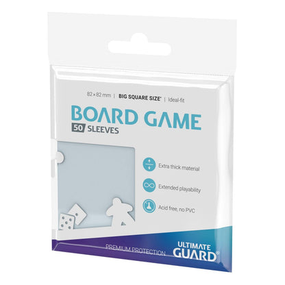 Ultimate Guard Premium Soft Sleeves for Board Game Cards Big Square (50)