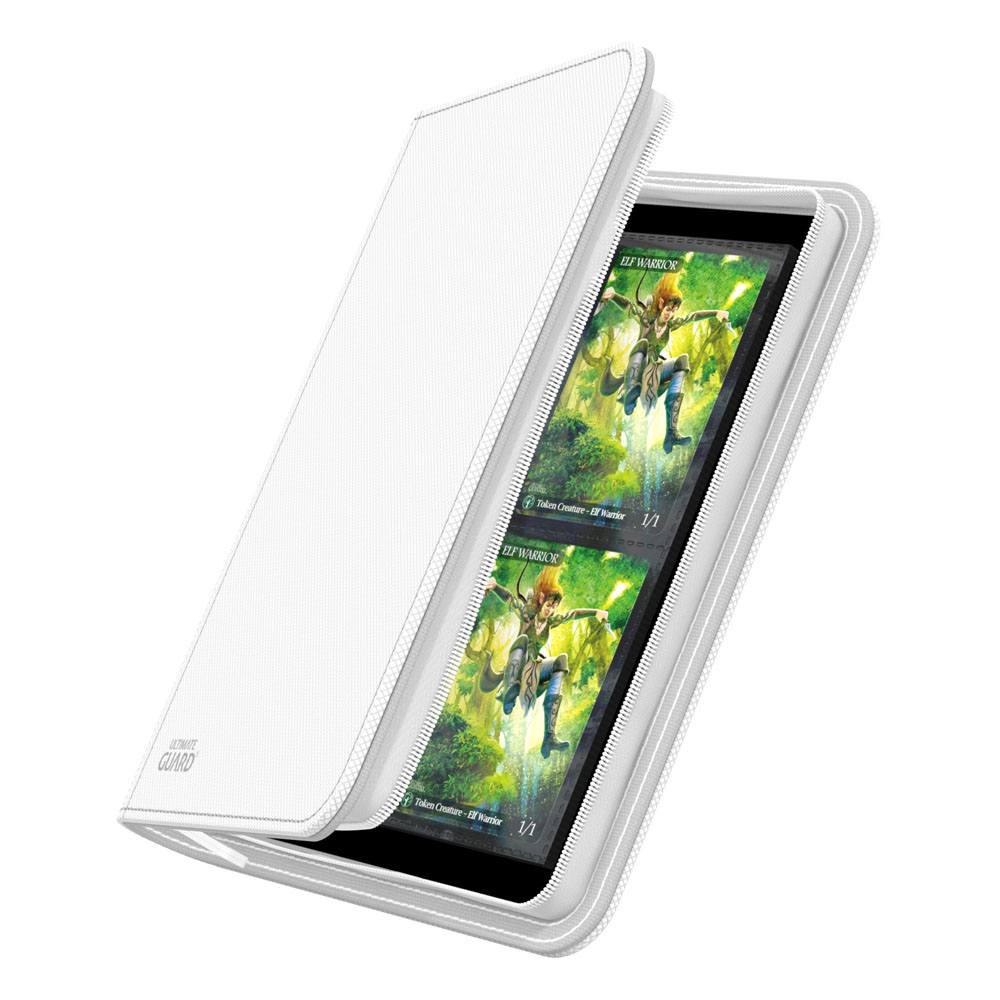 Ultimate Guard Zipfolio 160 8-Pocket Xenoskin - White Ultimate Guard