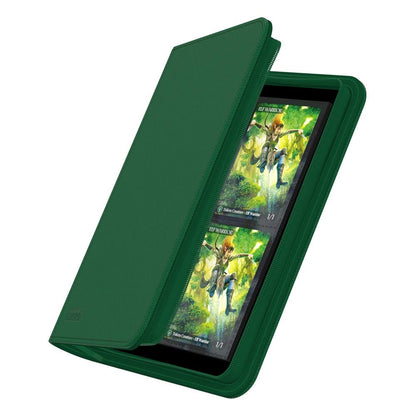 Ultimate Guard Zipfolio 160 8-Pocket Xenoskin - Green Ultimate Guard