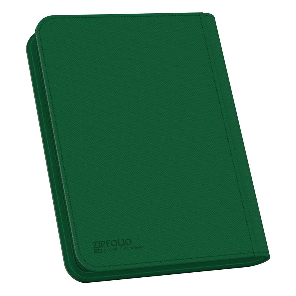 Ultimate Guard Zipfolio 160 8-Pocket Xenoskin - Green Ultimate Guard