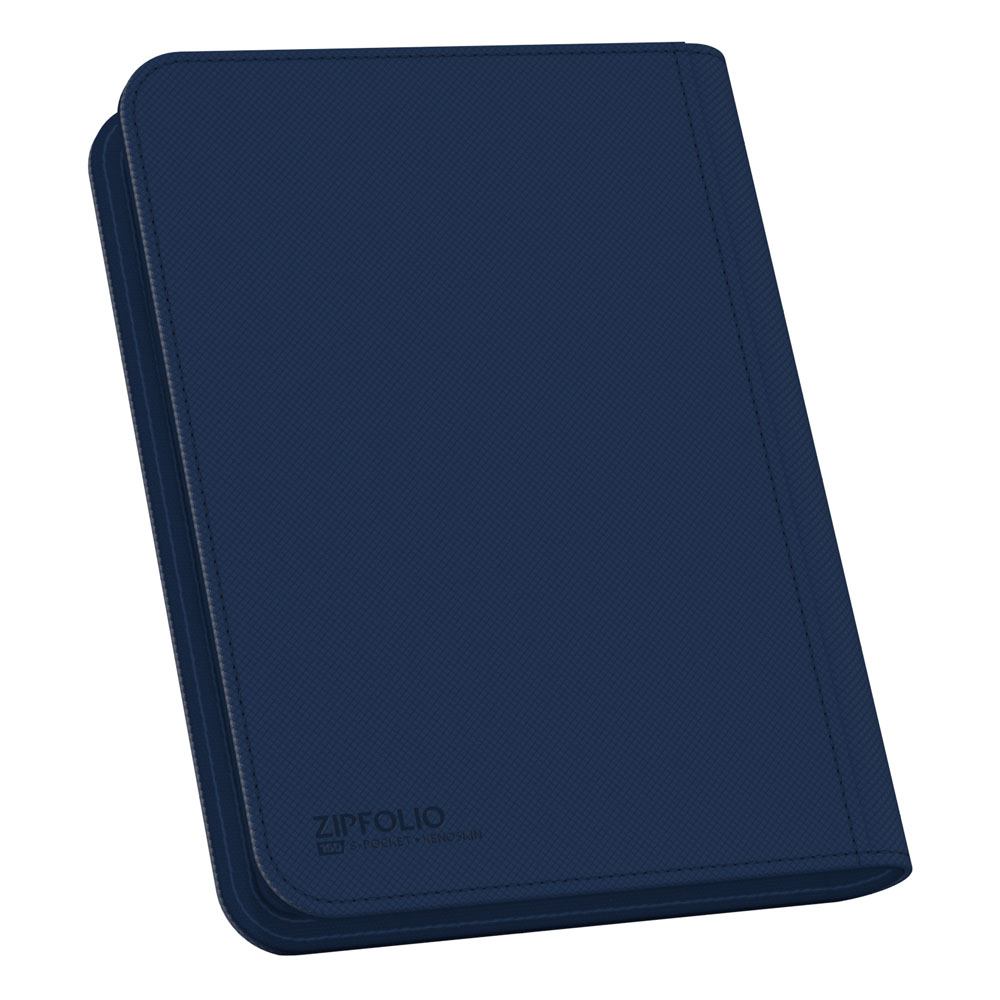 Ultimate Guard Zipfolio 160 8-Pocket Xenoskin - Blue Ultimate Guard