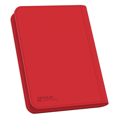 Ultimate Guard Zipfolio 160 8-Pocket Xenoskin - Red Ultimate Guard