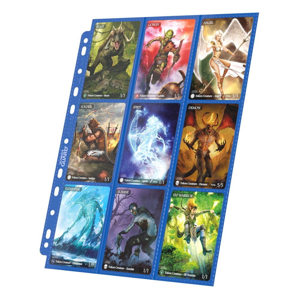 Ultimate Guard 18-Pocket Pages Side-Loading (10) - Blue Ultimate Guard