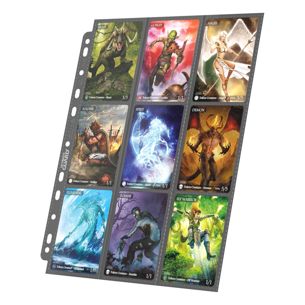 Ultimate Guard 18-Pocket Pages Side-Loading (10) - Grey Ultimate Guard
