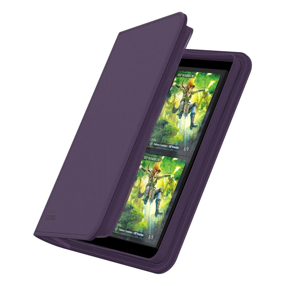 Ultimate Guard Zipfolio 160 8-Pocket Xenoskin - Purple Ultimate Guard