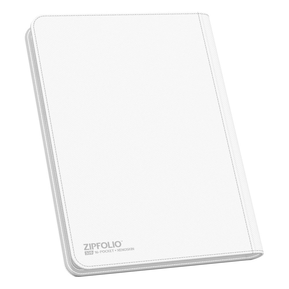 Ultimate Guard Zipfolio 320 16-Pocket Xenoskin - White Ultimate Guard
