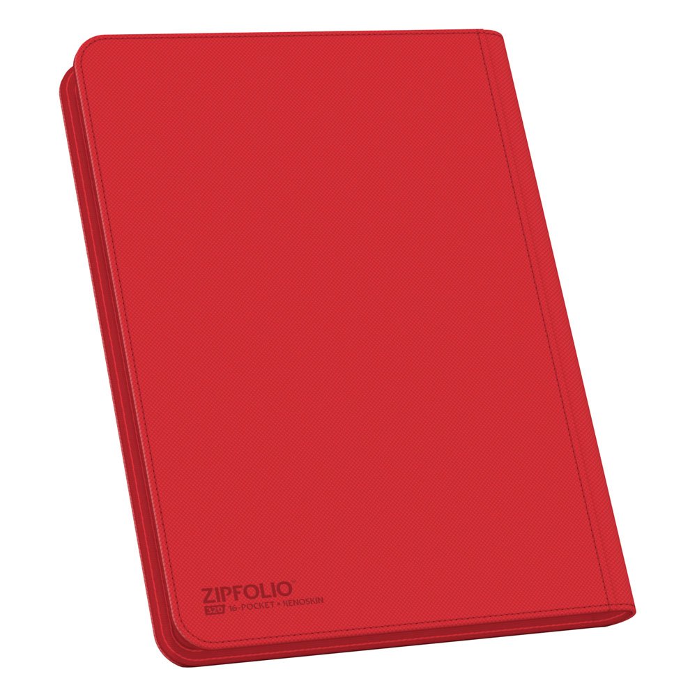 Ultimate Guard Zipfolio 320 16-Pocket Xenoskin - Red Ultimate Guard