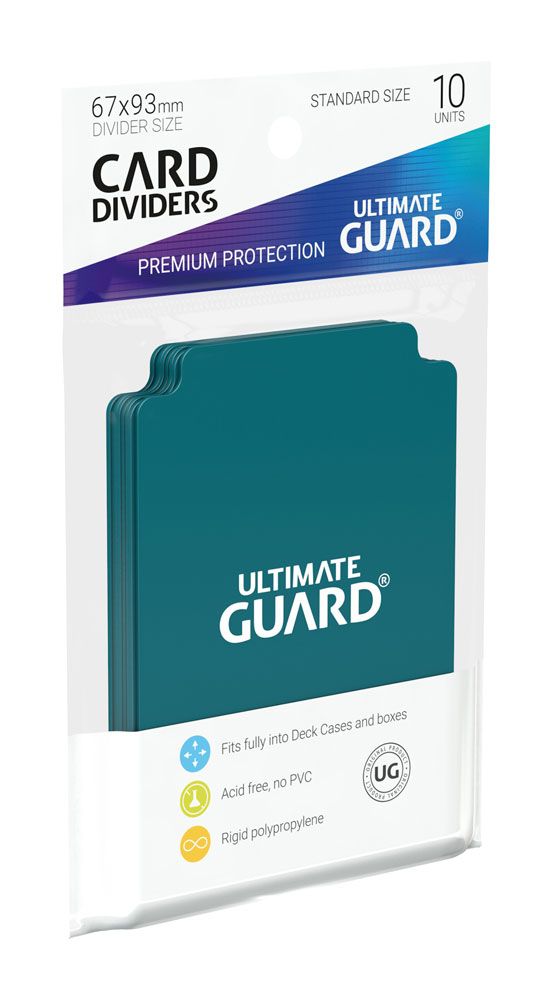 Ultimate Guard Card Dividers Standard Size (10) - Petrol Ultimate Guard