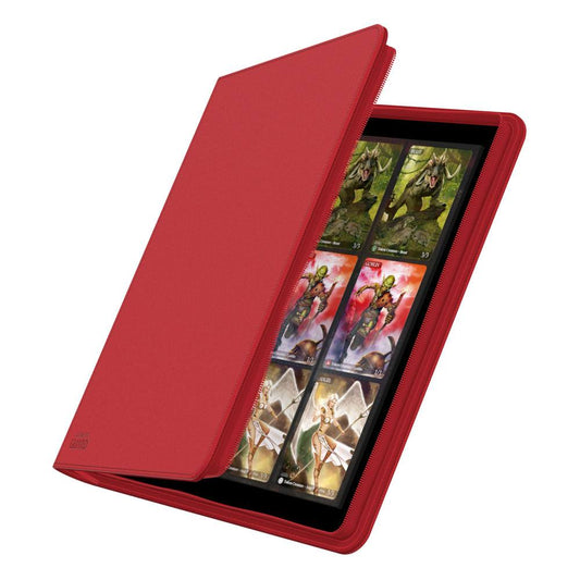 Ultimate Guard Zipfolio 480  24-Pocket Xenoskin - Red Ultimate Guard