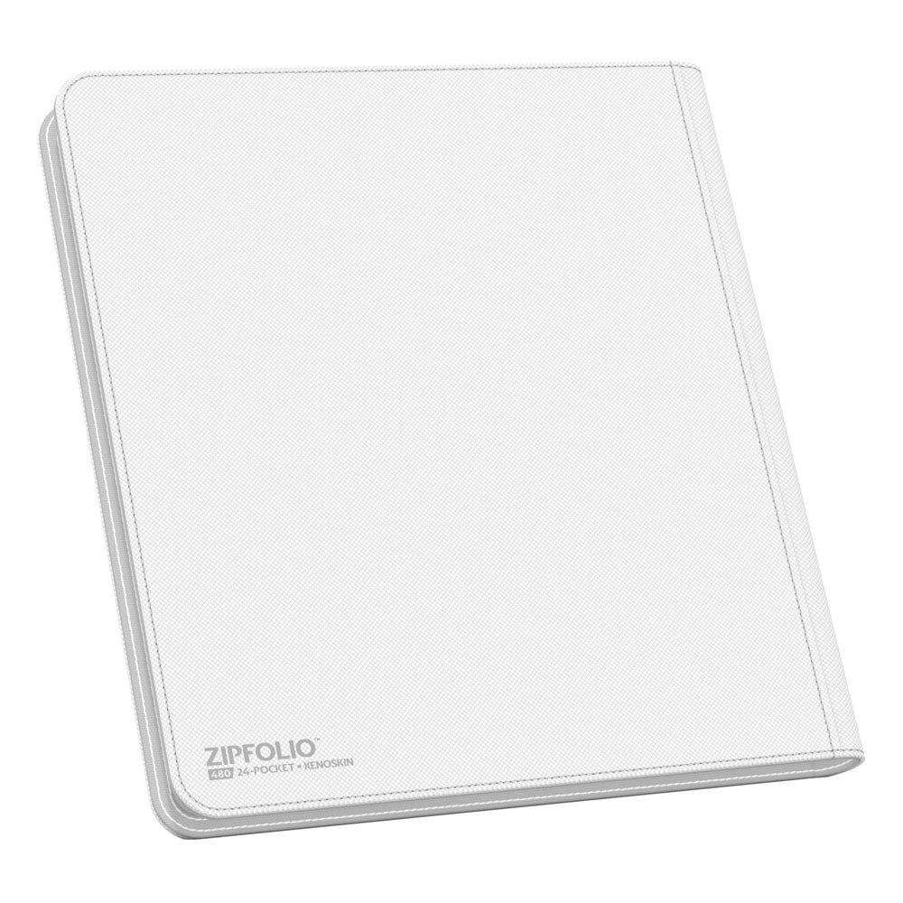 Ultimate Guard Zipfolio 480  24-Pocket Xenoskin - White Ultimate Guard