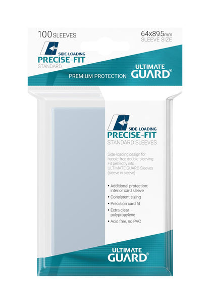 Ultimate Guard Precise-Fit Sleeves Standard Size (100) - Side-Loading