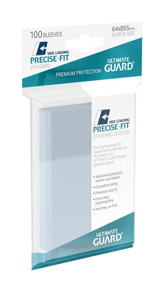 Ultimate Guard Precise-Fit Sleeves Standard Size (100) - Side-Loading Ultimate Guard