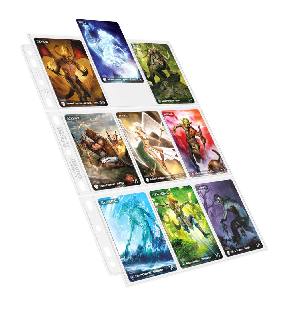 Ultimate Guard 9-Pocket Pages Top-Loading (100) - Transparent Ultimate Guard