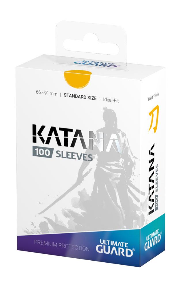 Ultimate Guard Katana Sleeves Standard Size (100) - Yellow Ultimate Guard