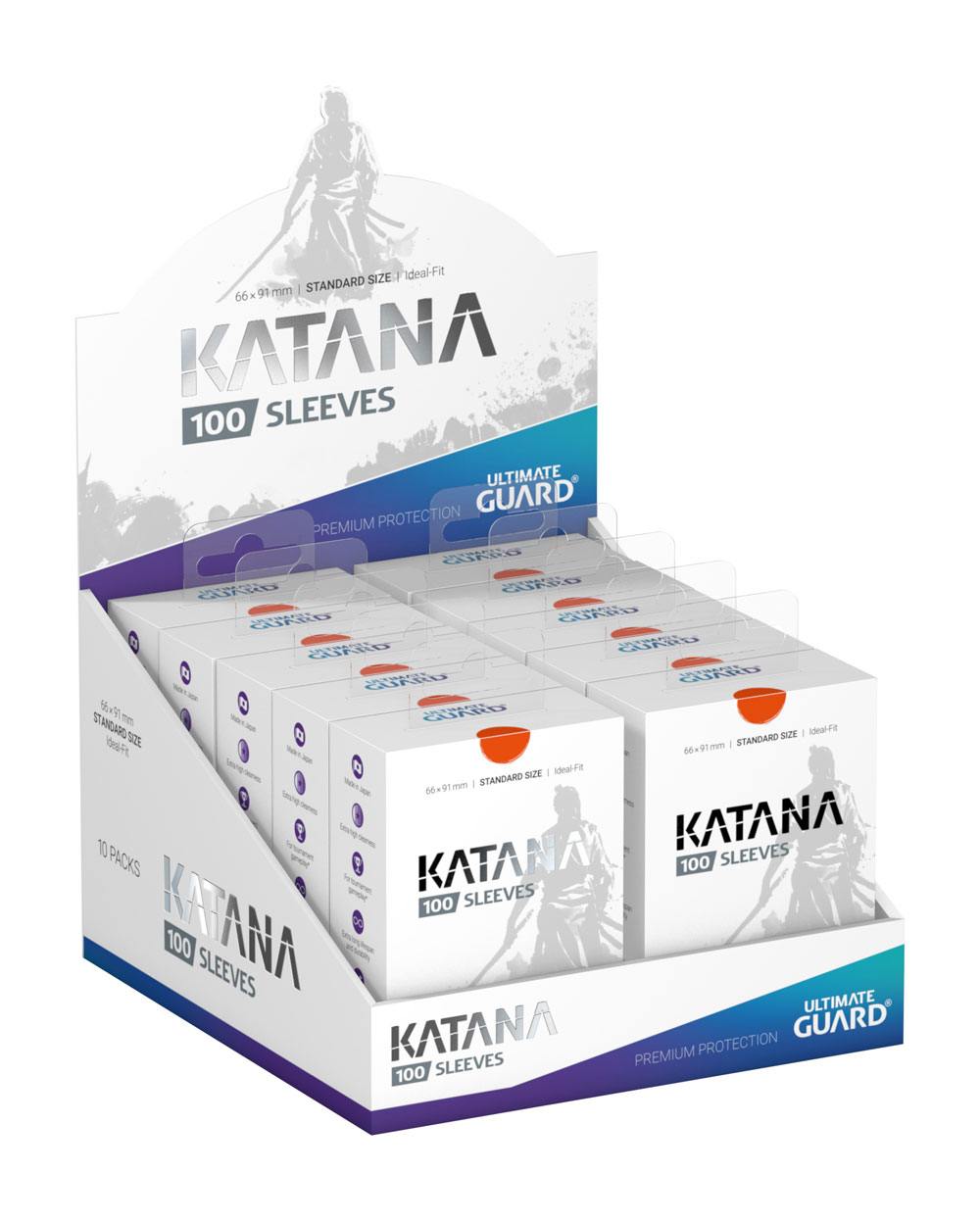 Ultimate Guard Katana Sleeves Standard Size (100) - Orange Ultimate Guard
