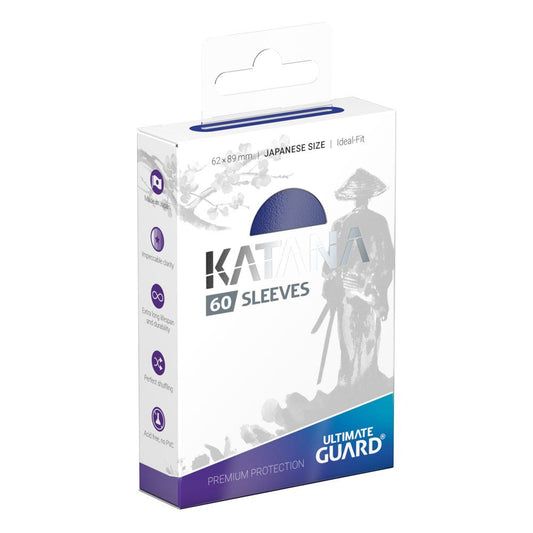 Ultimate Guard Katana Sleeves Japanese Size (60) - Blue Ultimate Guard