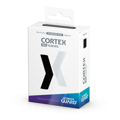 Ultimate Guard Cortex Sleeves Standard Size (100) - Black Ultimate Guard