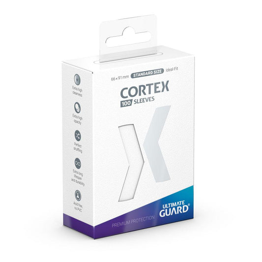 Ultimate Guard Cortex Sleeves Standard Size (100) - White Ultimate Guard