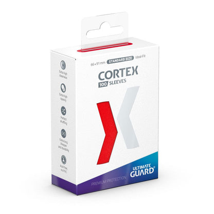 Ultimate Guard Cortex Sleeves Standard Size (100) - Red Ultimate Guard