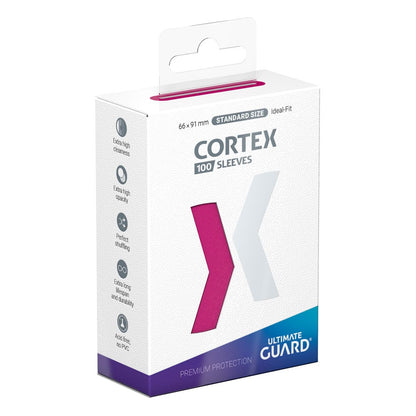 Ultimate Guard Cortex Sleeves Standard Size (100) - Pink Ultimate Guard