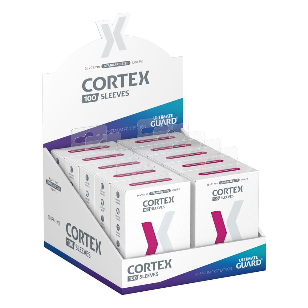 Ultimate Guard Cortex Sleeves Standard Size (100) - Pink Ultimate Guard