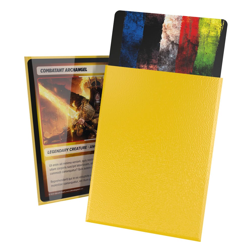 Ultimate Guard Cortex Sleeves Standard Size (100) - Yellow Ultimate Guard