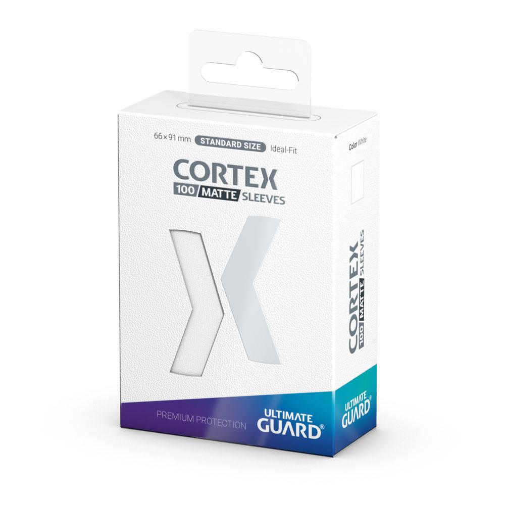 Ultimate Guard Cortex Sleeves Matte Standard Size (100) - White Ultimate Guard