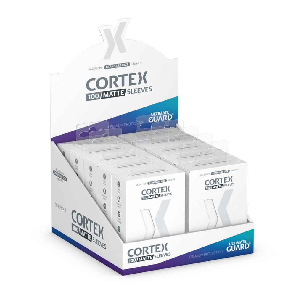 Ultimate Guard Cortex Sleeves Matte Standard Size (100) - White Ultimate Guard