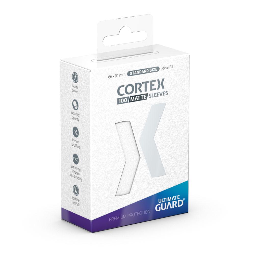 Ultimate Guard Cortex Sleeves Matte Standard Size (100) - White Ultimate Guard