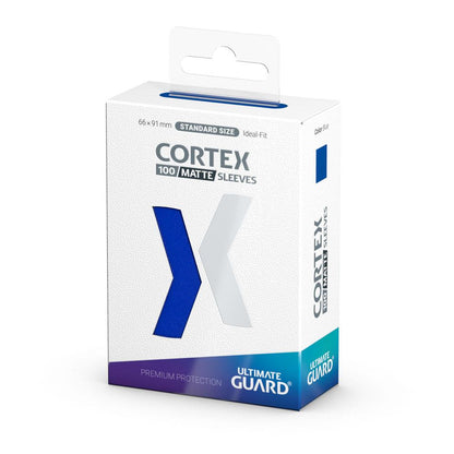 Ultimate Guard Cortex Sleeves Matte Standard Size (100) - Blue Ultimate Guard
