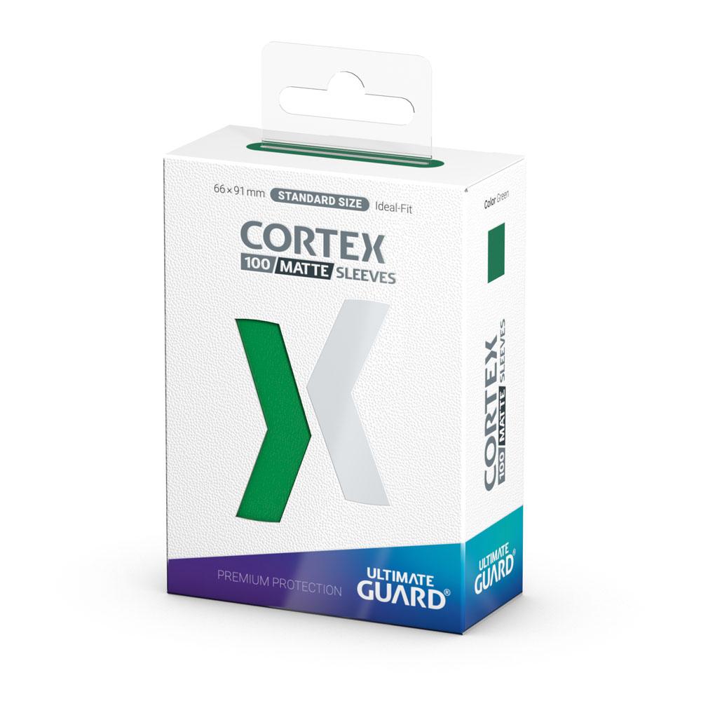 Ultimate Guard Cortex Sleeves Matte Standard Size (100) - Green Ultimate Guard