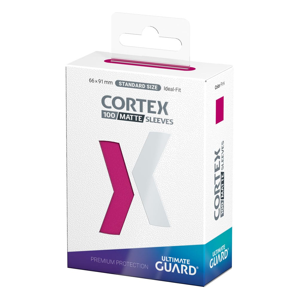Ultimate Guard Cortex Sleeves Matte Standard Size (100) - Pink Ultimate Guard