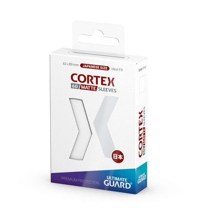 Ultimate Guard Cortex Sleeves Matte Japanese Size (60) - White Ultimate Guard