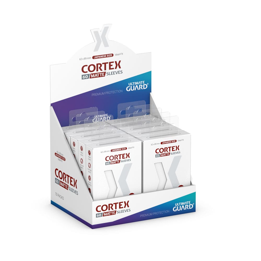 Ultimate Guard Cortex Sleeves Matte Japanese Size (60) - White Ultimate Guard