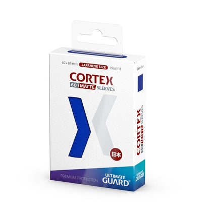 Ultimate Guard Cortex Sleeves Matte Japanese Size (60) - Blue Ultimate Guard