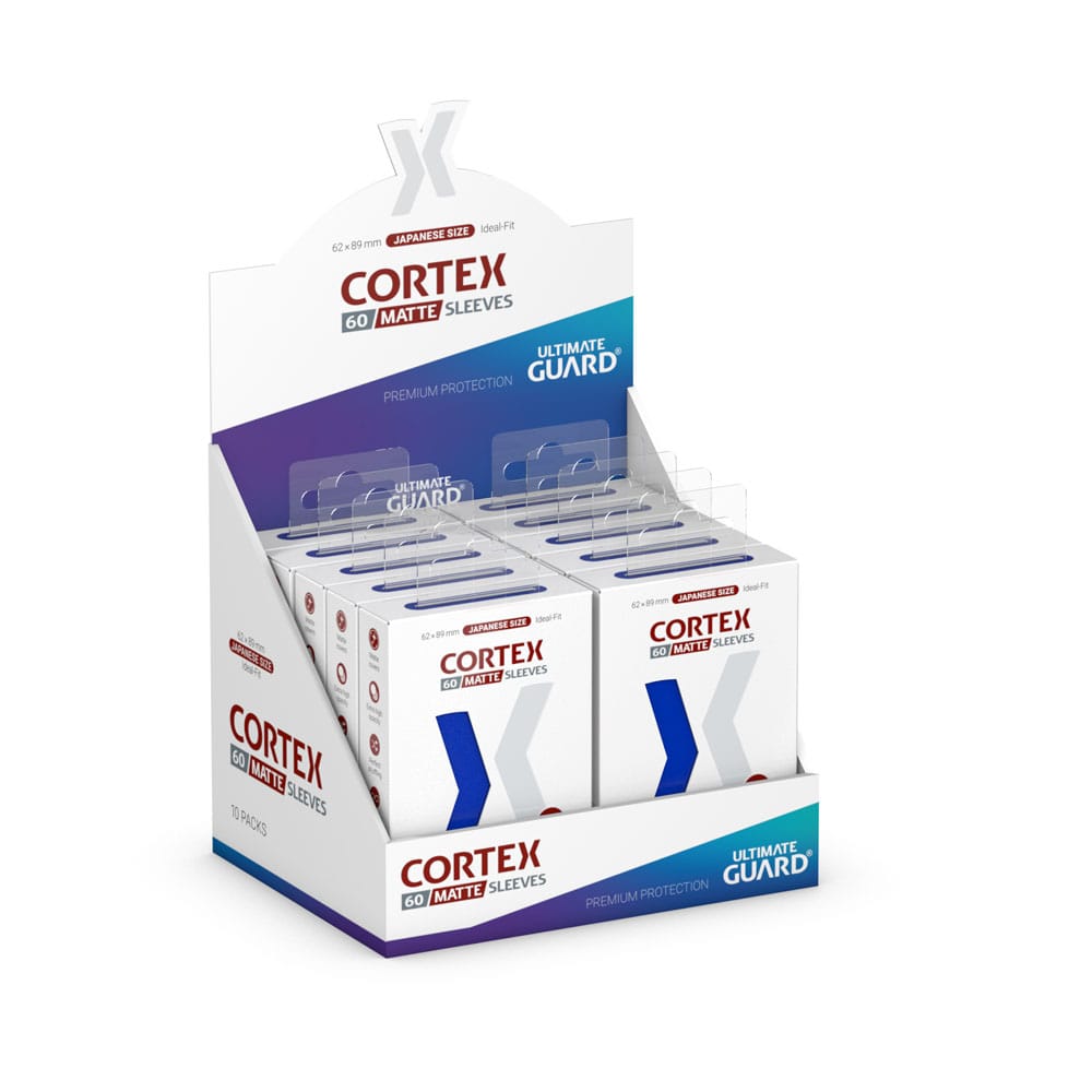 Ultimate Guard Cortex Sleeves Matte Japanese Size (60) - Blue Ultimate Guard