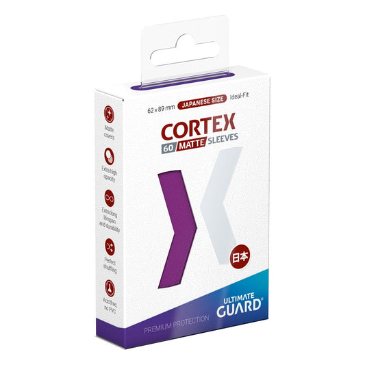 Ultimate Guard Cortex Sleeves Matte Japanese Size (60) - Purple Ultimate Guard
