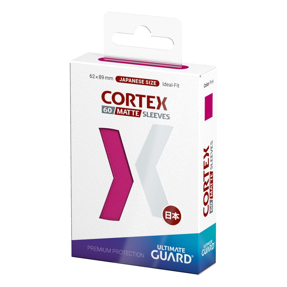 Ultimate Guard Cortex Sleeves Matte Japanese Size (60) - Pink Ultimate Guard