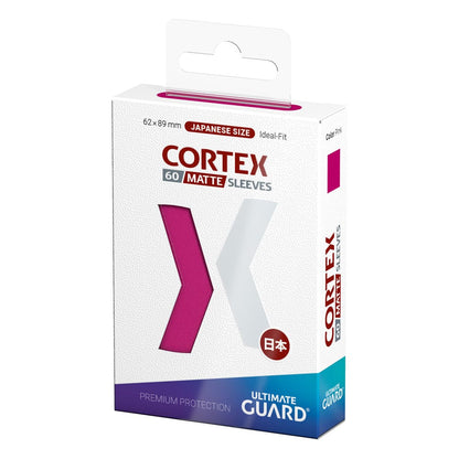 Ultimate Guard Cortex Sleeves Matte Japanese Size (60) - Pink Ultimate Guard