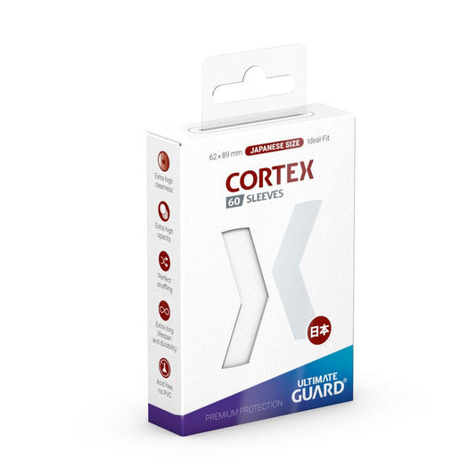 Ultimate Guard Cortex Sleeves Japanese Size (60) - White Ultimate Guard