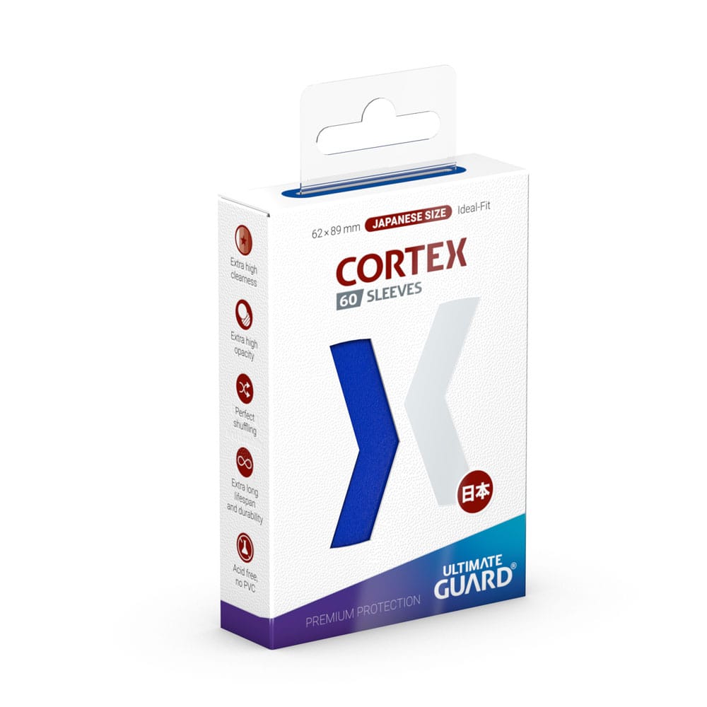 Ultimate Guard Cortex Sleeves Japanese Size (60) - Blue Ultimate Guard