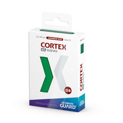 Ultimate Guard Cortex Sleeves Japanese Size (60) - Green Ultimate Guard