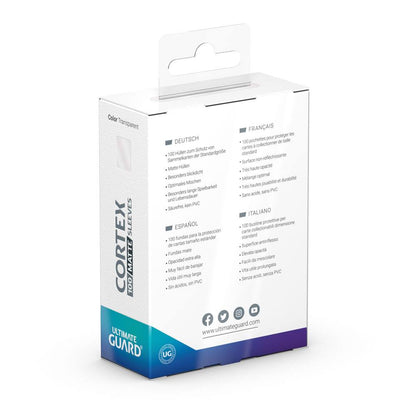 Ultimate Guard Cortex Sleeves Matte Standard Size (100) - Transparent Ultimate Guard
